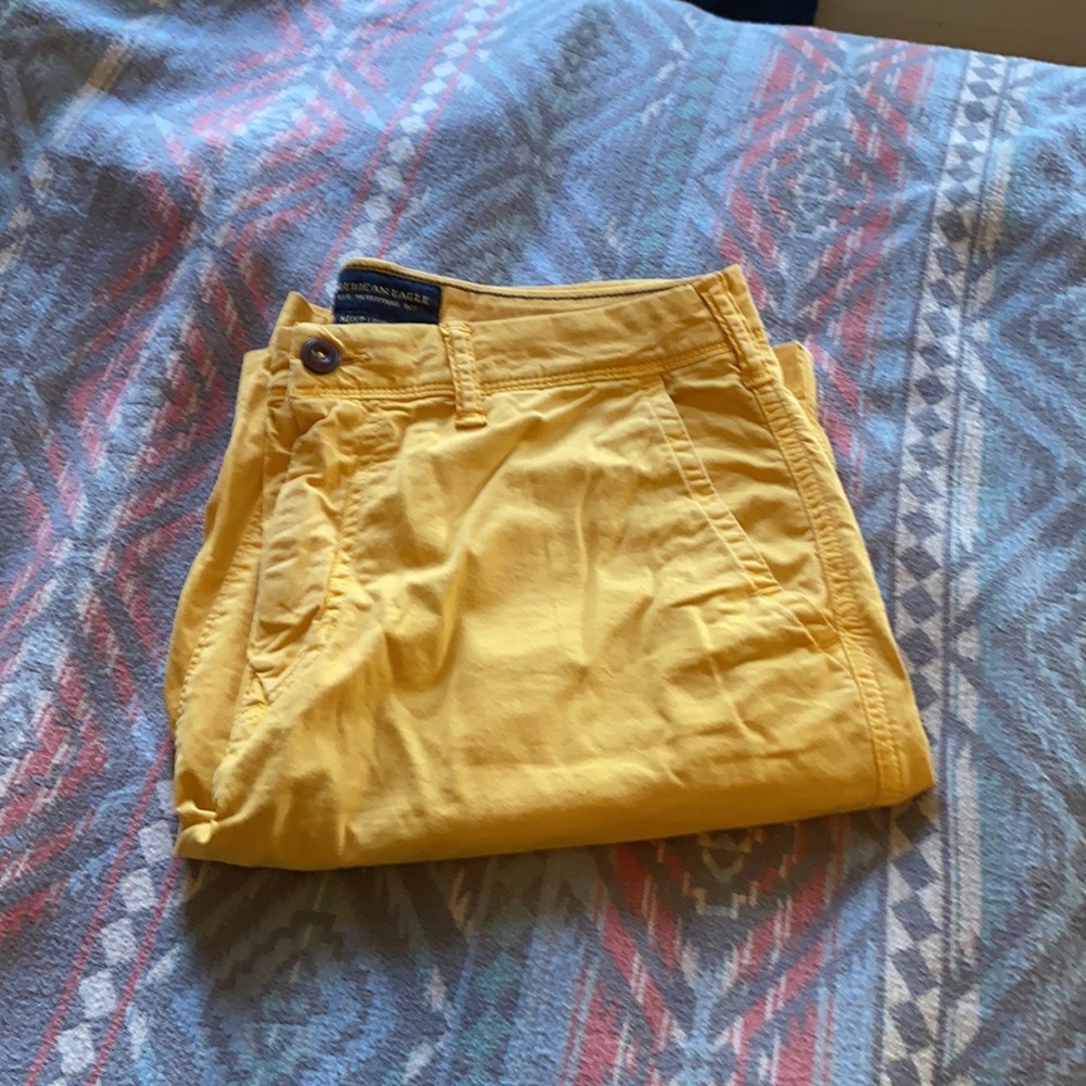 AE Khaki Chino Shorts - Flex